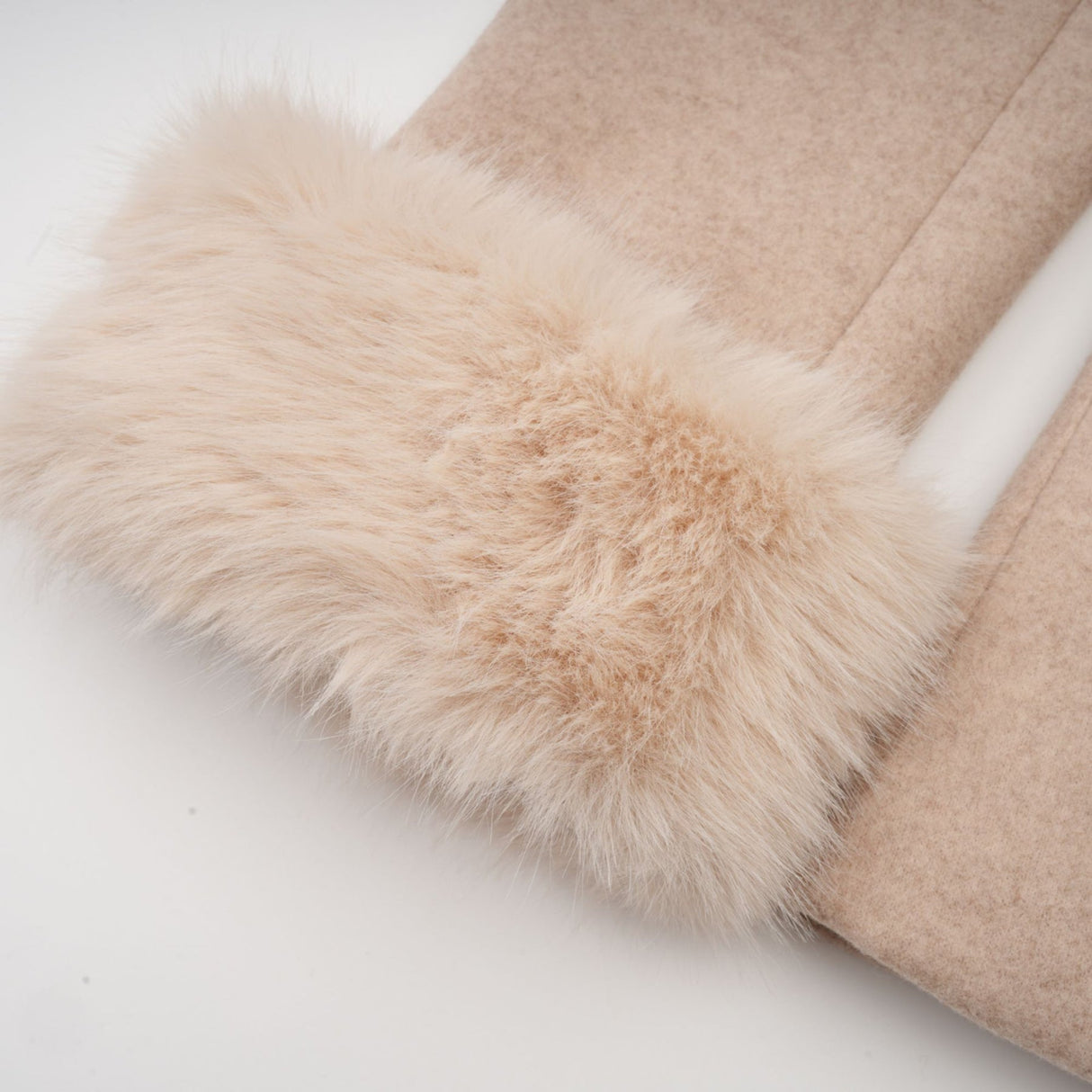 Layla Modern Coat with Detachable Cape and Scarf