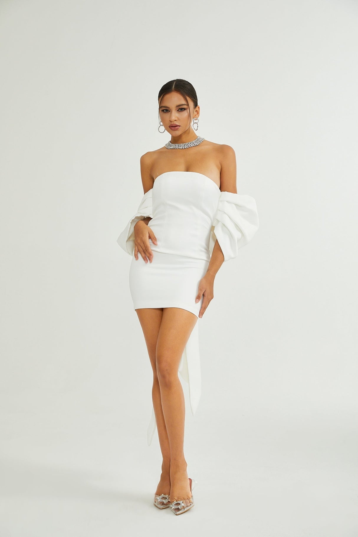 Leilani Mini Dress with Oversize Bow Detail