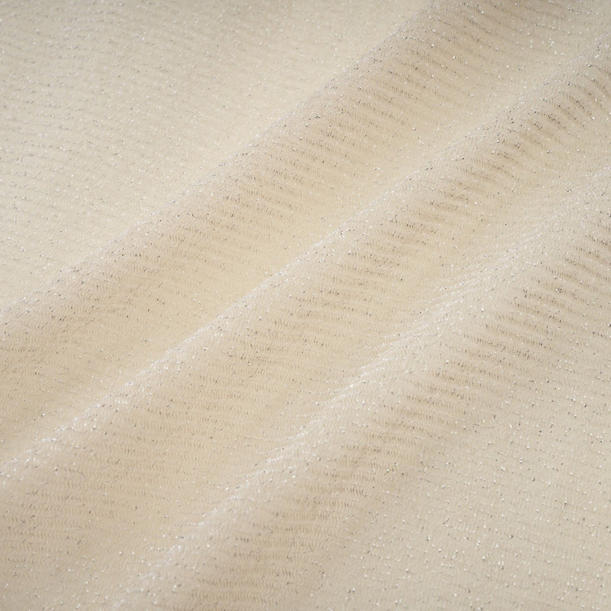 Leslie Metallic Threading Midi Dress in Neutrals