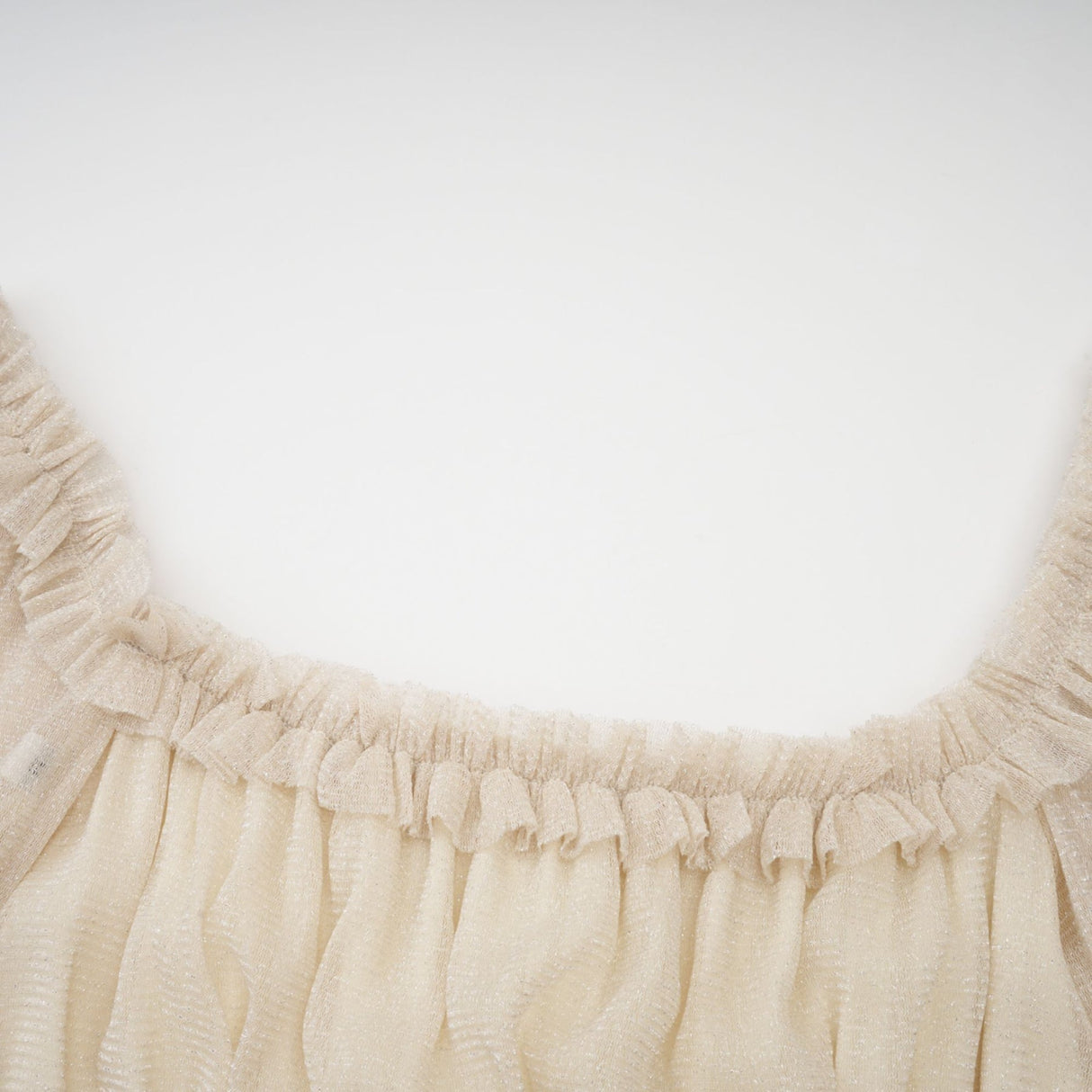 Leslie Metallic Threading Midi Dress in Neutrals