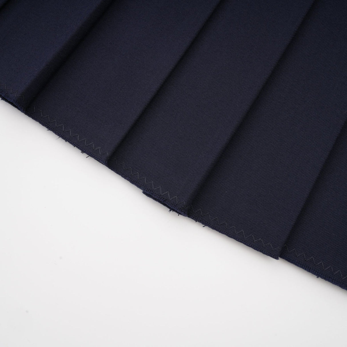 Lesly Skirt Navy Blue Embroidered Pleated ALine & Chic Mini Hem