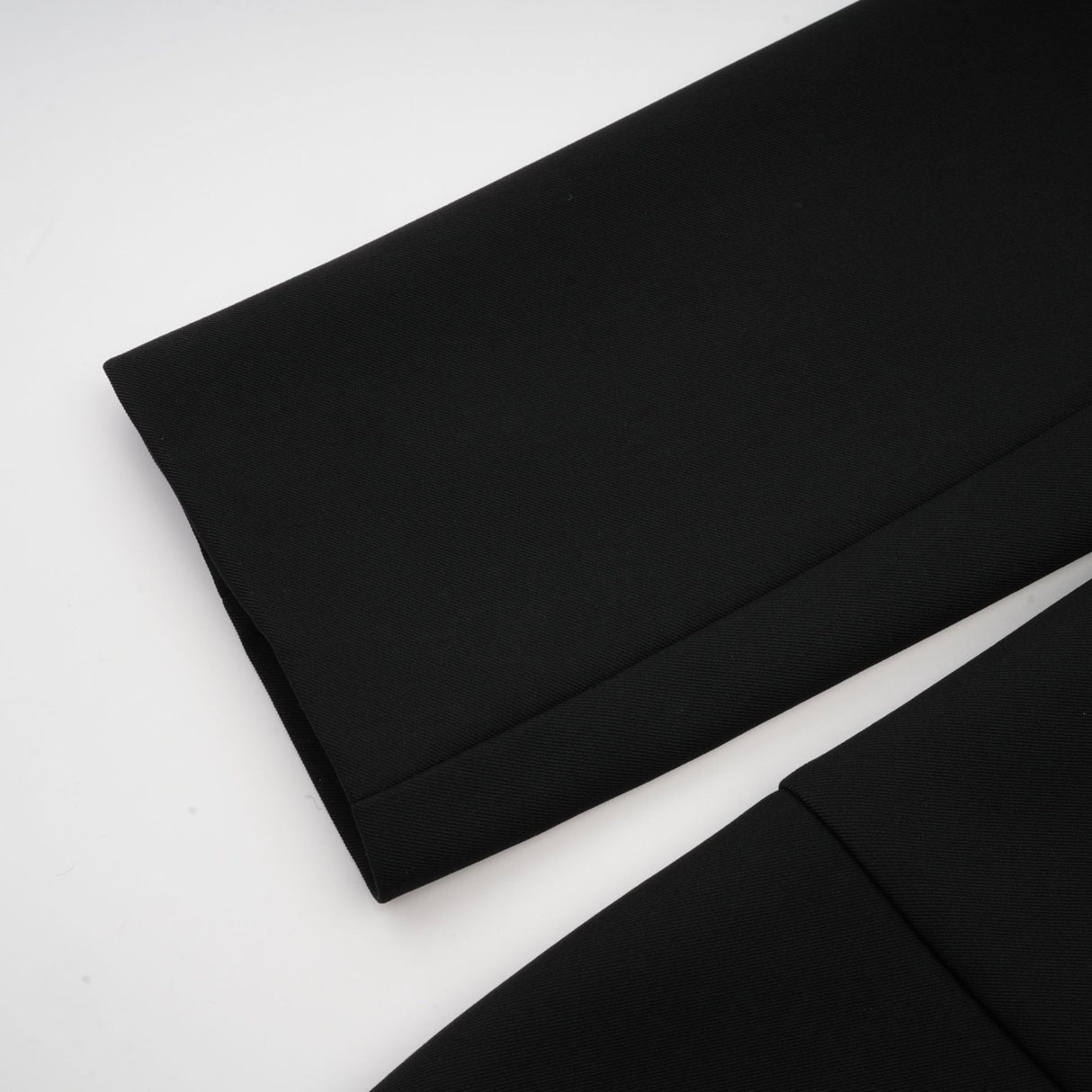 Letizia Blazer in Black Thigh Length Single Breasted Dress