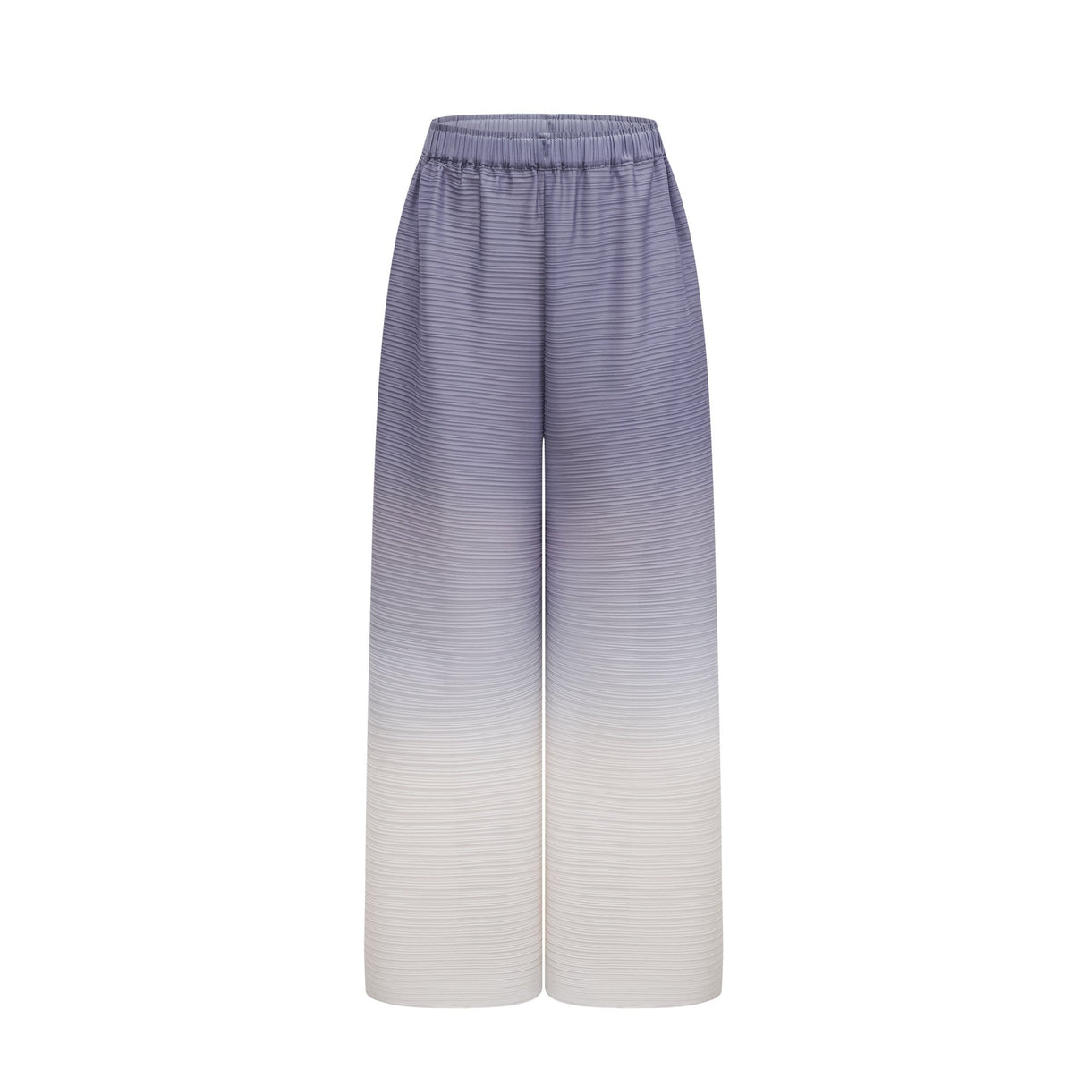 Letizia Blouse & Trousers Purple Gradient Wrinkled Set