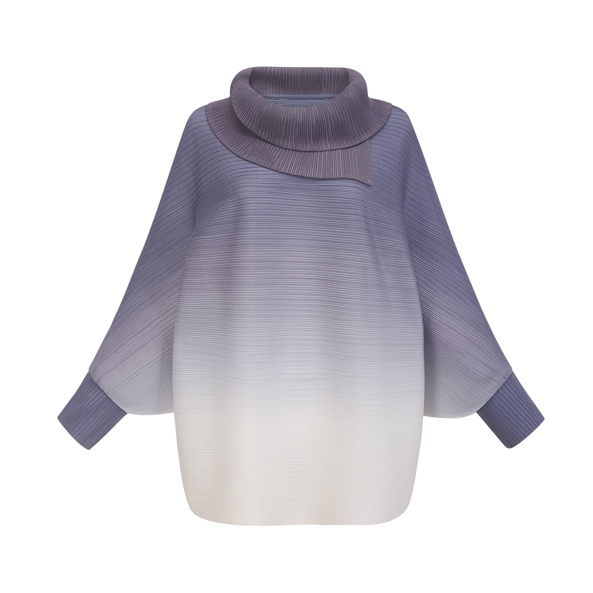 Letizia Blouse & Trousers Purple Gradient Wrinkled Set