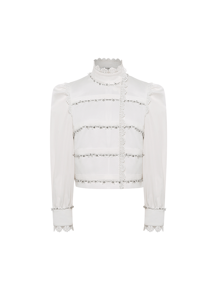 Liana Blouse - Elegant Design - Tailored Fit - Puffed Sleeves - Breathable Fabric - Versatile Style