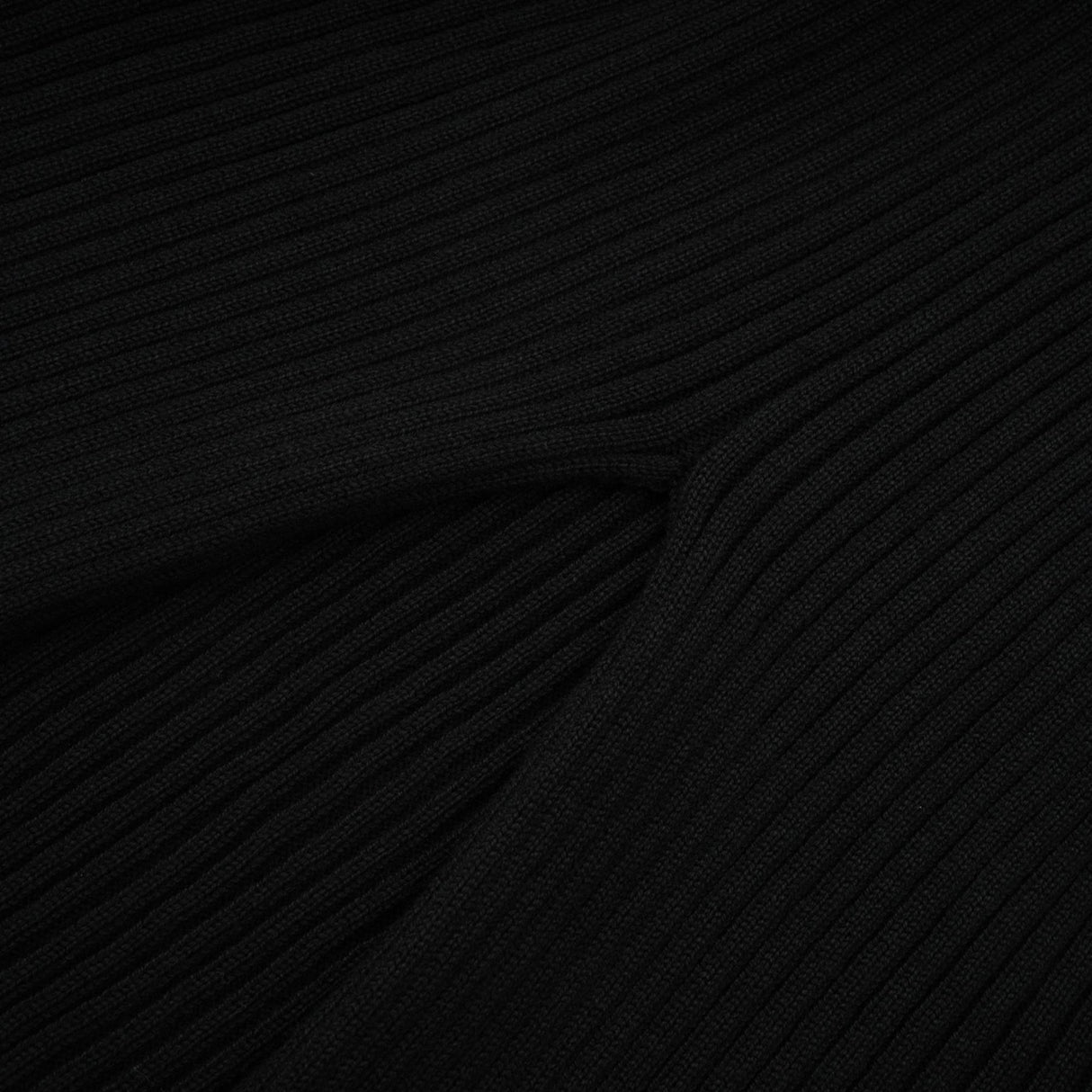 Liana Top Liana Twist Detail High Neck Sleeveless Black Ribbed