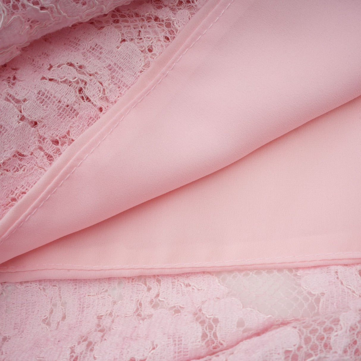 Licia Floral Midi Dress in Vibrant Pink with Lace Overlay & Crystal Embellishments