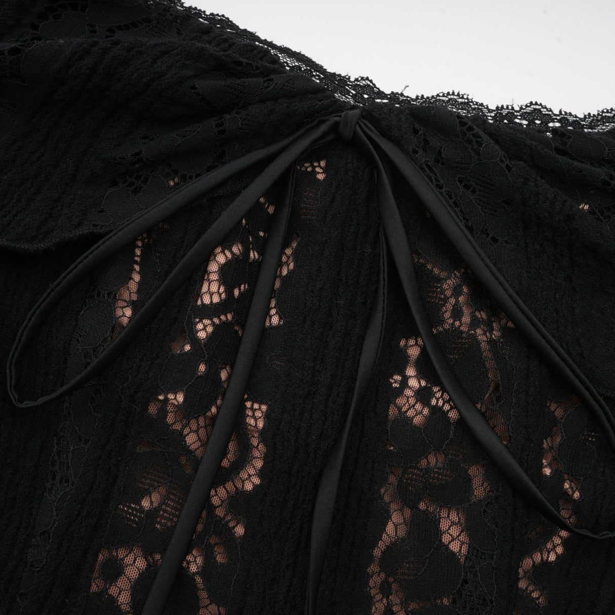 Liliana Floral Midi Dress in Black with OffShoulder Design & Flared Cuffs