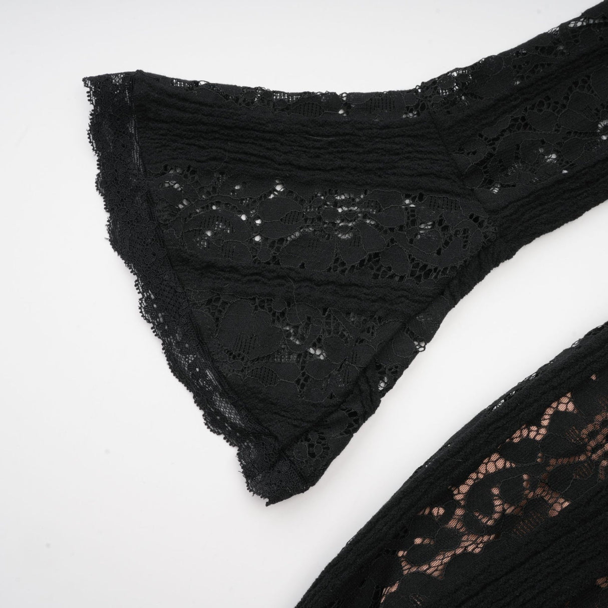 Liliana Floral Midi Dress in Black with OffShoulder Design & Flared Cuffs