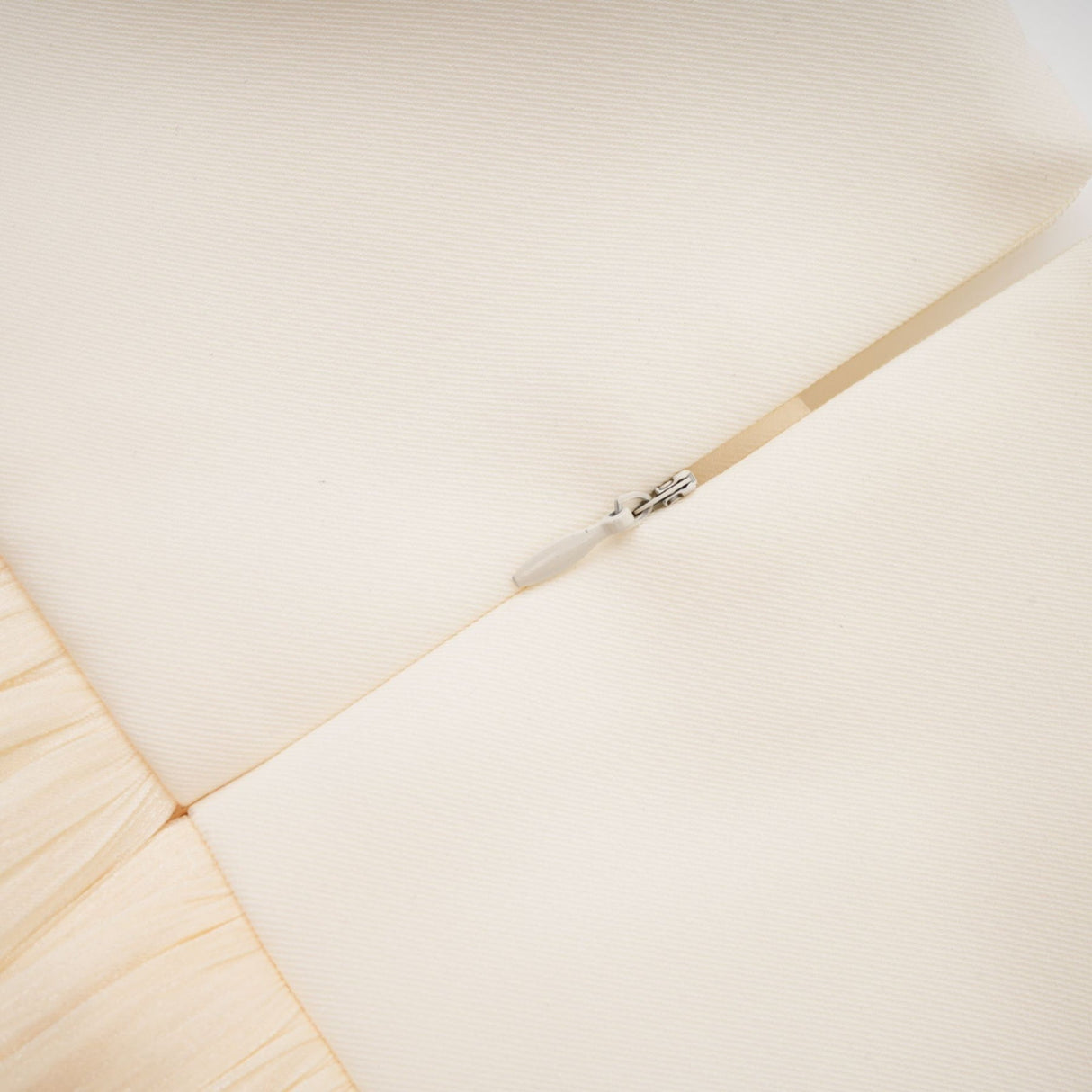 Lillian Mini Dress White Crystal Flare