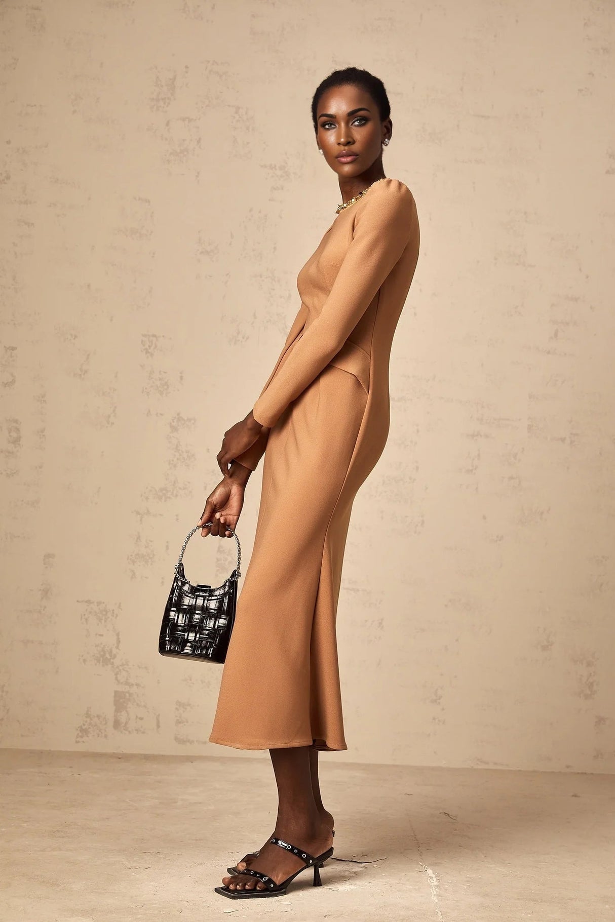 Lodovica Midi Dress Sequin Embellished Calf - Length