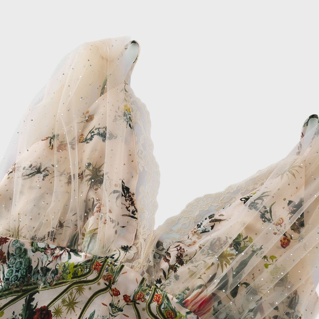 Lola Floral Maxi Dress with Crystal Embellishment