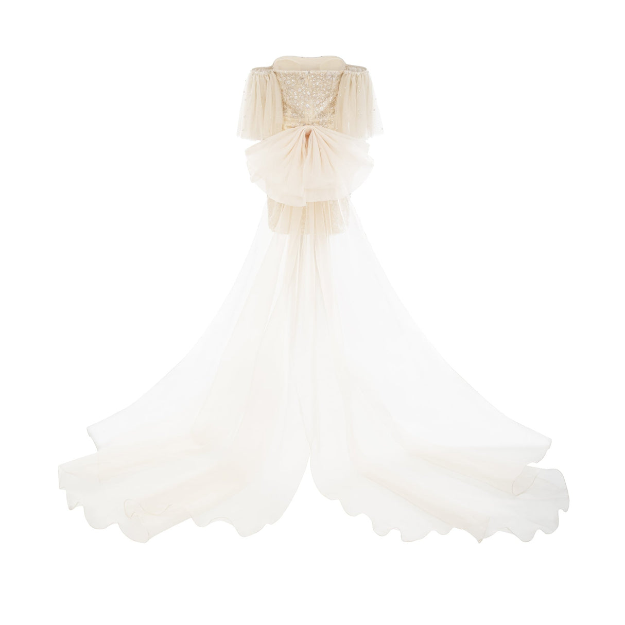 London Sequin Mini Dress with Mesh & Faux Pearl Embellishment