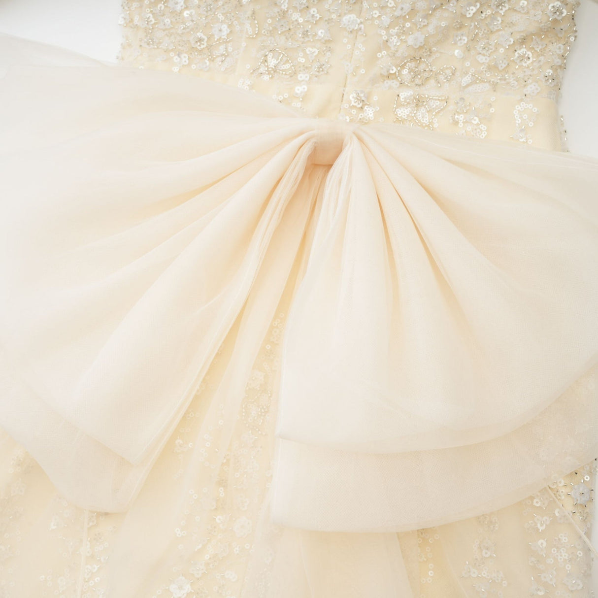 London Sequin Mini Dress with Mesh & Faux Pearl Embellishment