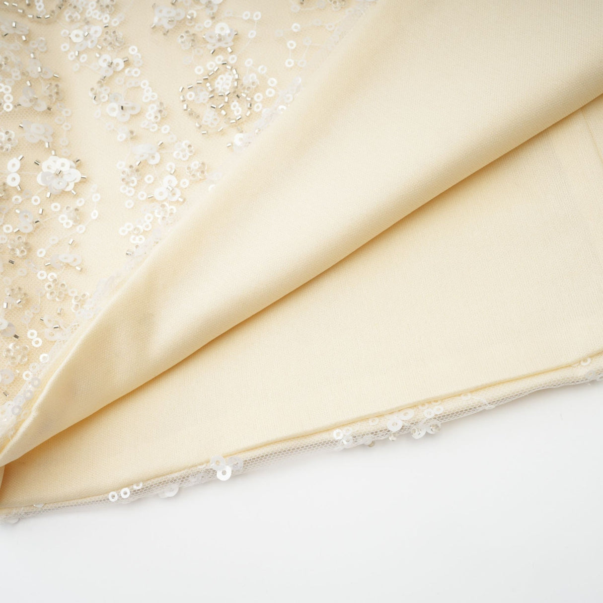 London Sequin Mini Dress with Mesh & Faux Pearl Embellishment