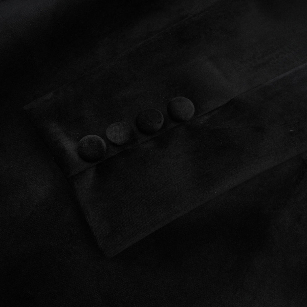 Lorelei Mini Dress with Crystal Embellished Velvet Black Silhouette