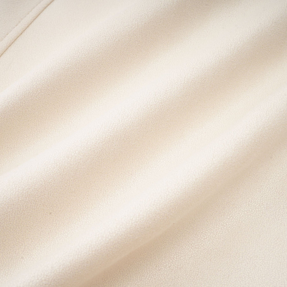 Lorenzina Coat Off White Suede Fox Fur Padded