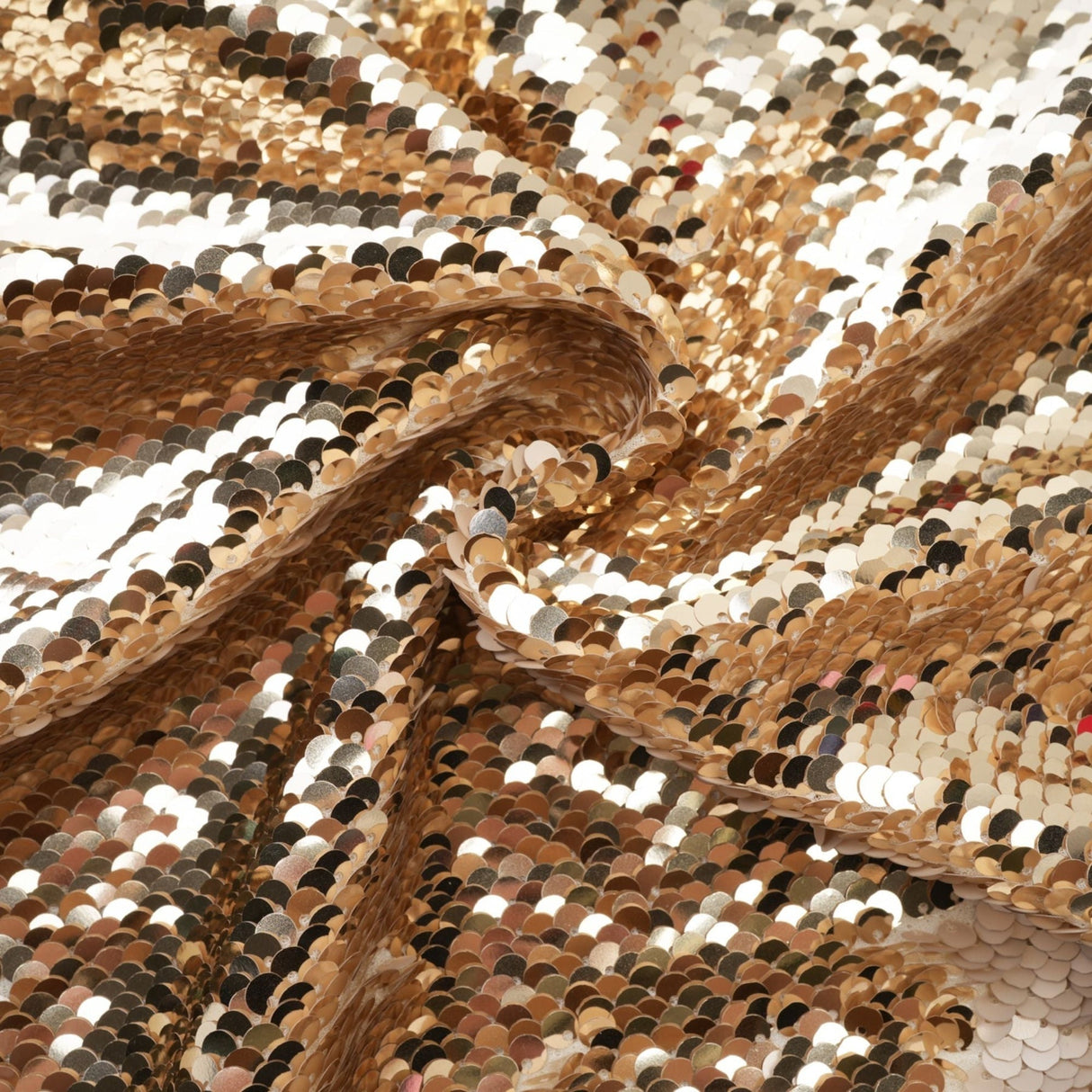 Lucia Mini Dress Gold Sequin Reversible Elegance & Glam