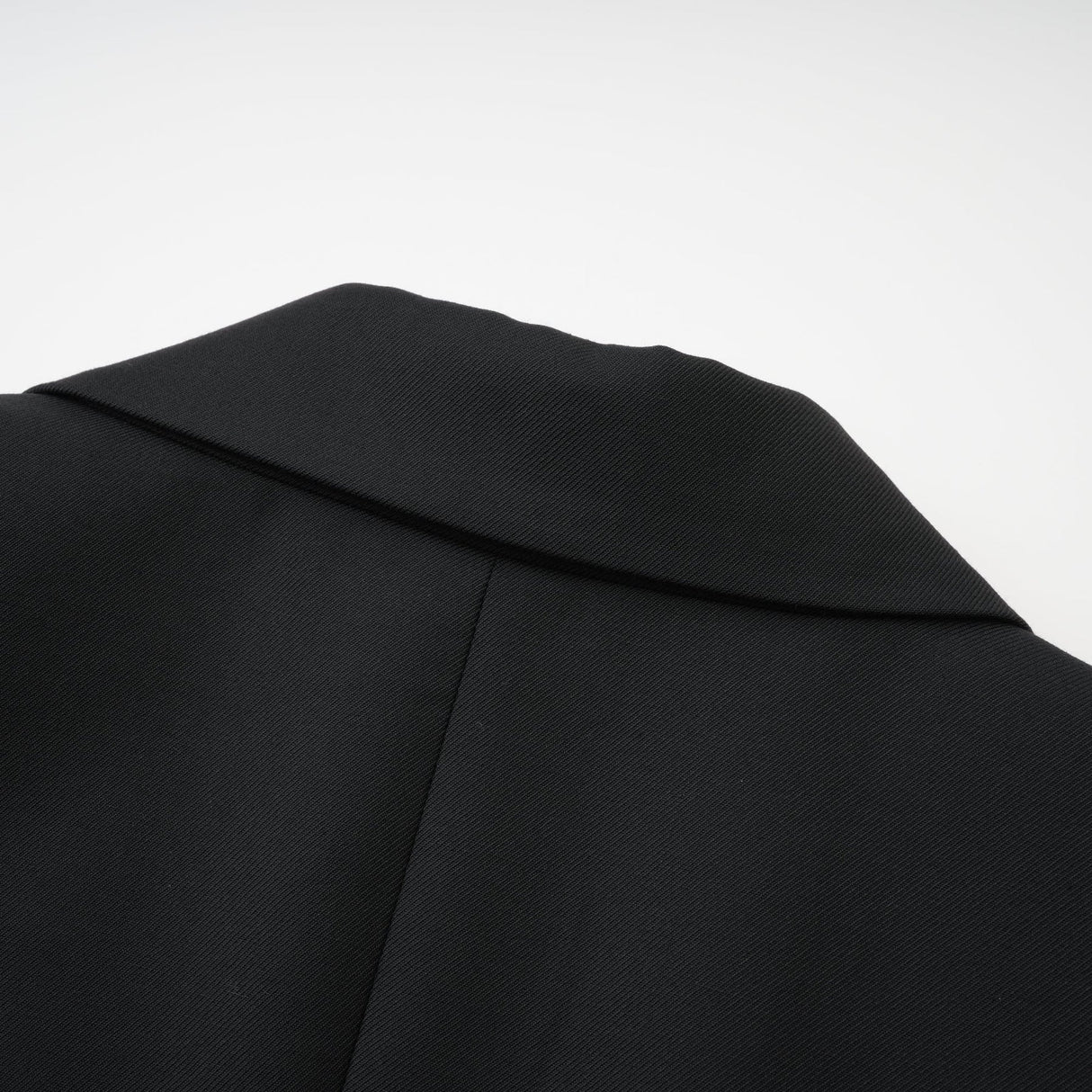 Luciana Blazer Black Wool Double Breasted Cinched & Padded