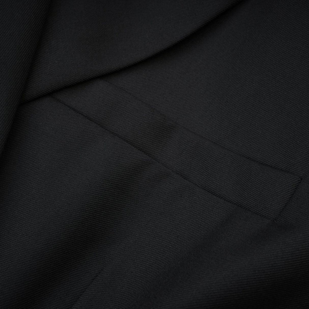 Luciana Blazer Black Wool Double Breasted Cinched & Padded