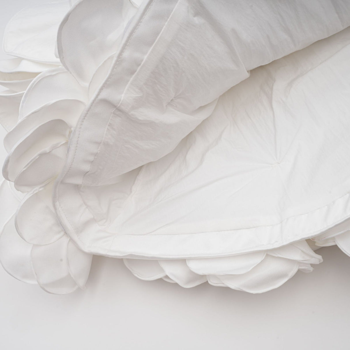 Lucie White Strapless Mini Dress With 3D Floral Hem