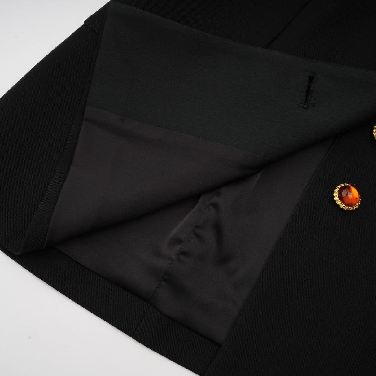 Lucrezia Blazer Black Single Breasted Dress