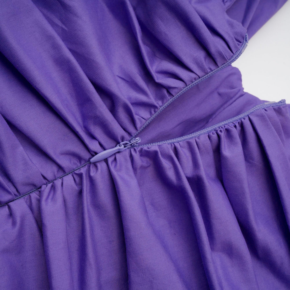 Lucy Mini Dress Ruched Off Shoulder Purple Chic Stretchy