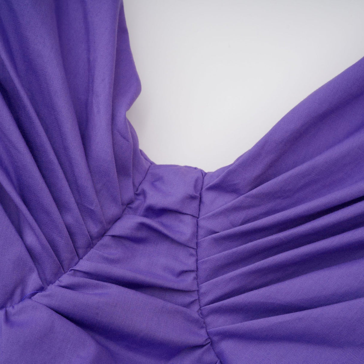Lucy Mini Dress Ruched Off Shoulder Purple Chic Stretchy