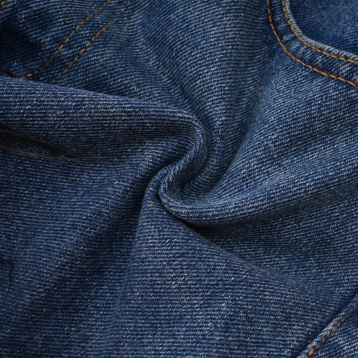 Luna Feather - Trimmed Cropped Top and Denim Skirt Set