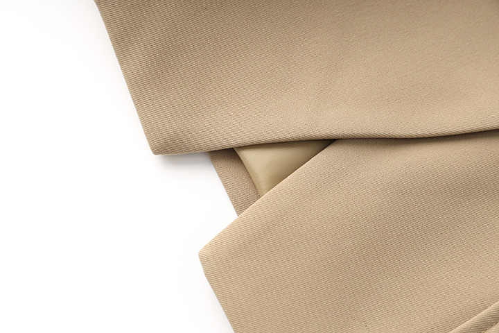 Maia Trench Coat – Double - Breasted Fit – Gold Buttons – Belted Waist