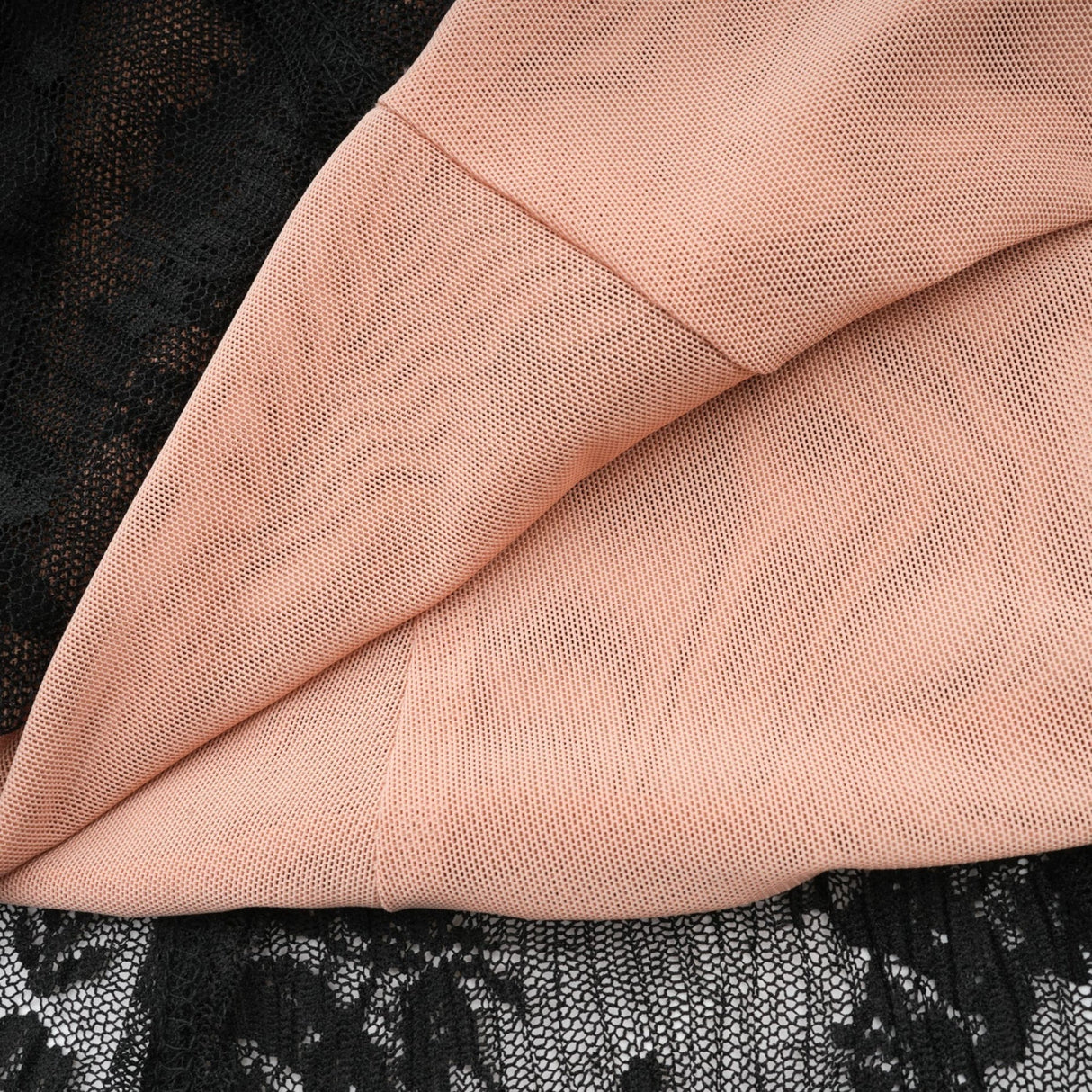 Makayla Maxi Dress - Long Sleeve Black Lace with Square Neck and Flared Cuffs