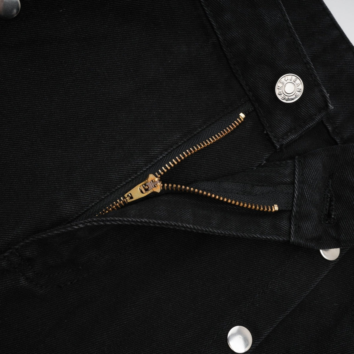 Malaya Jeans Black Buttoned Wide Leg