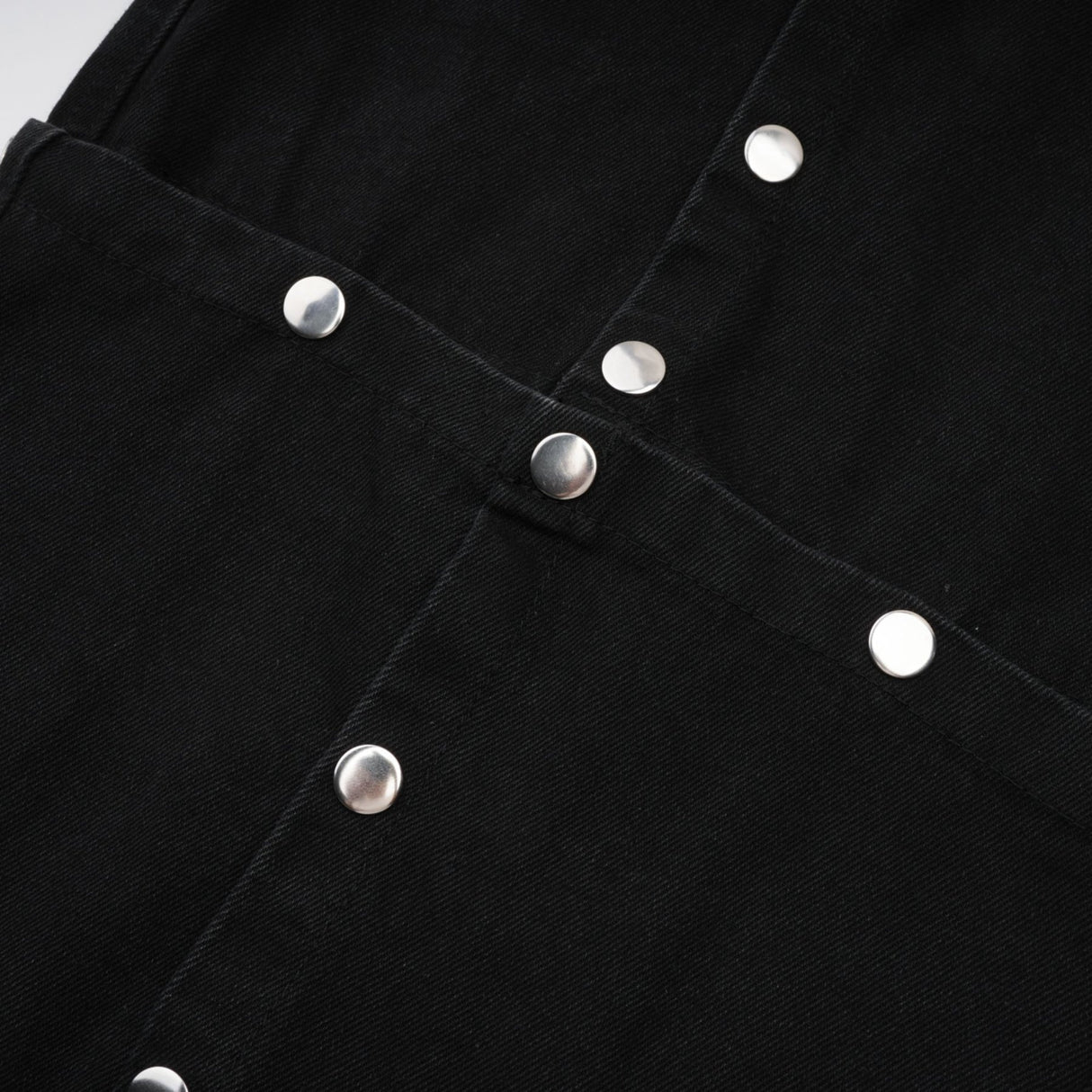 Malaya Jeans Black Buttoned Wide Leg