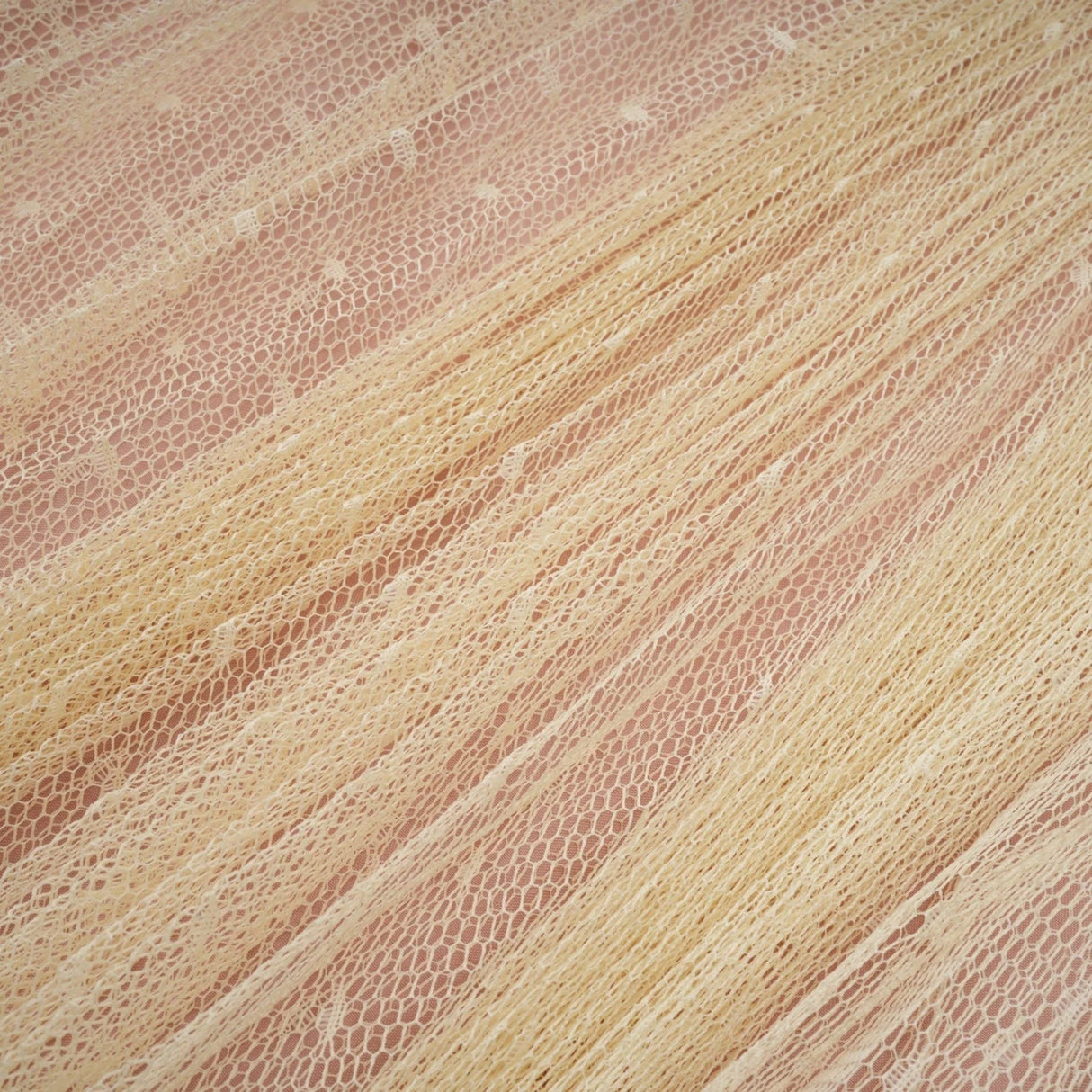 Maria Midi Dress Floral - Lace Paneling Peplum Waist Tulle Neutrals