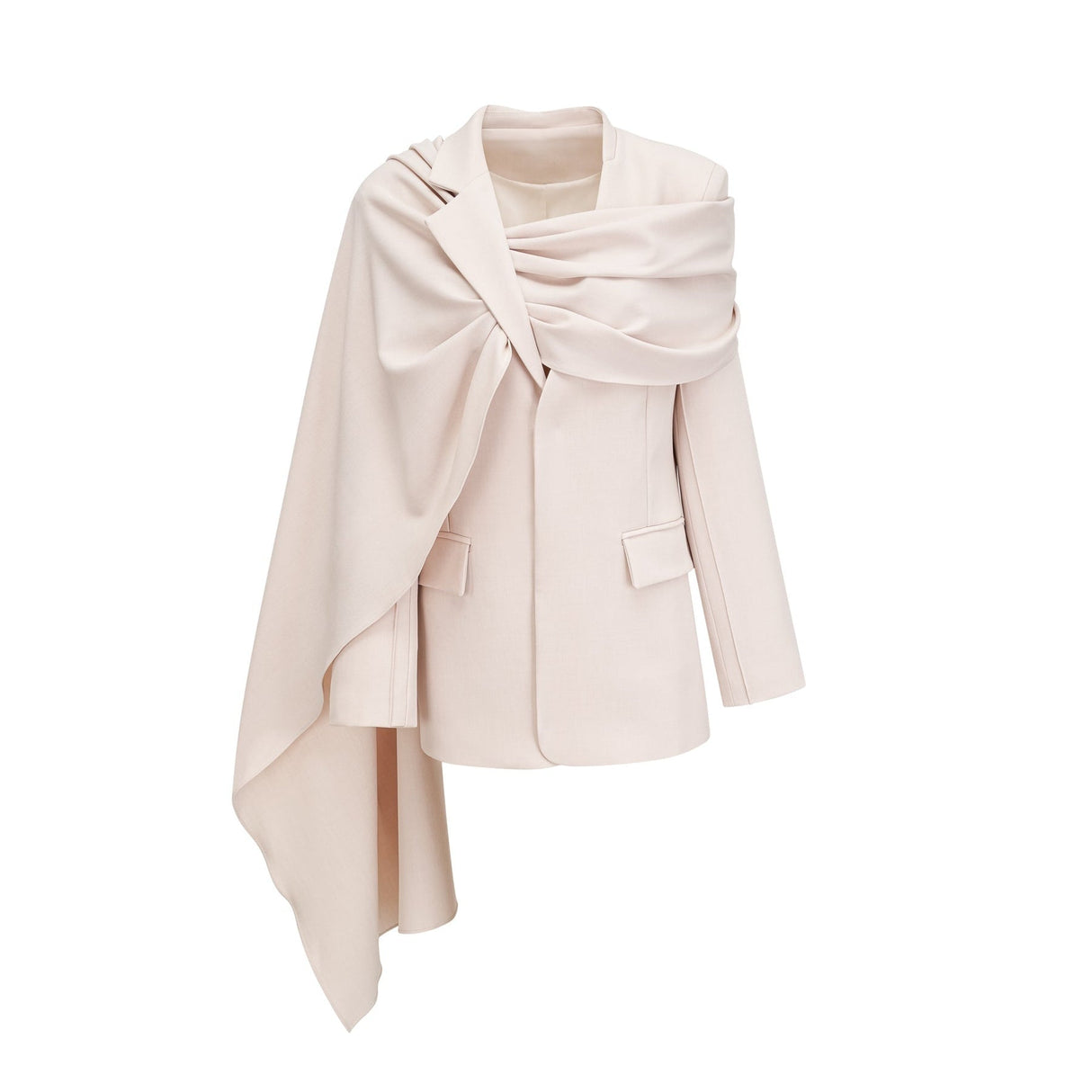 Marina Classic Jacket with Scarf Detailing