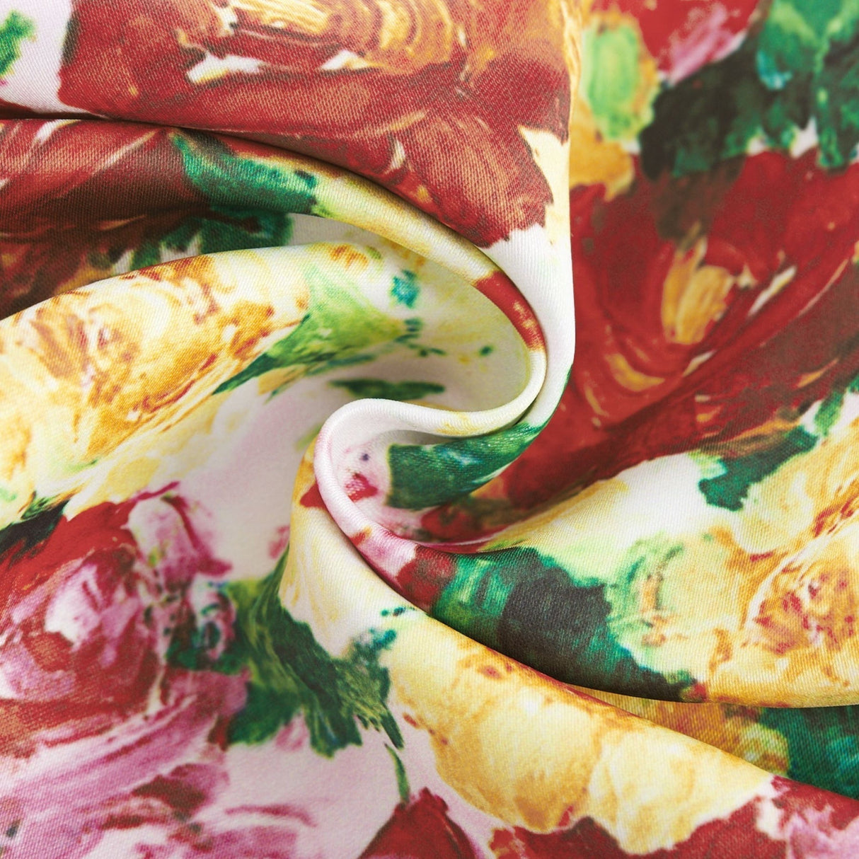 Marina Mini Dress Floral ALine Square Neck Chic