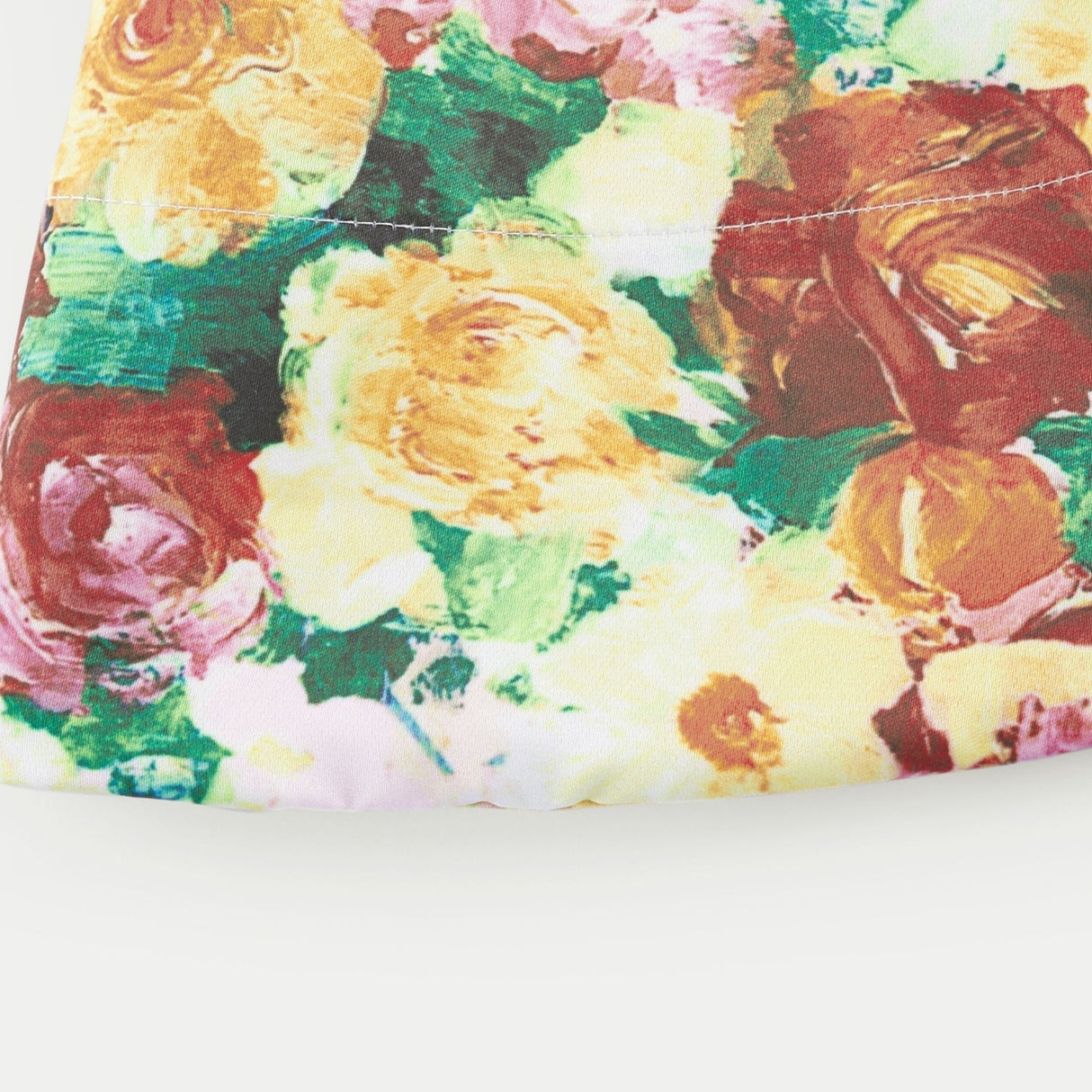 Marina Mini Dress Floral ALine Square Neck Chic