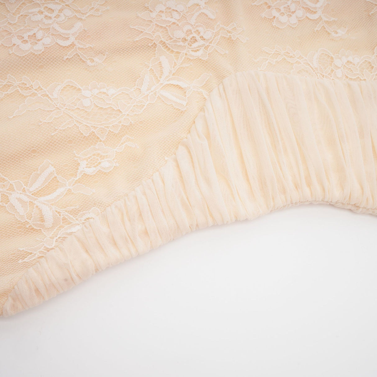 Mariolina Sleeveless Midi Dress with Bustier Style and Lace Detailing