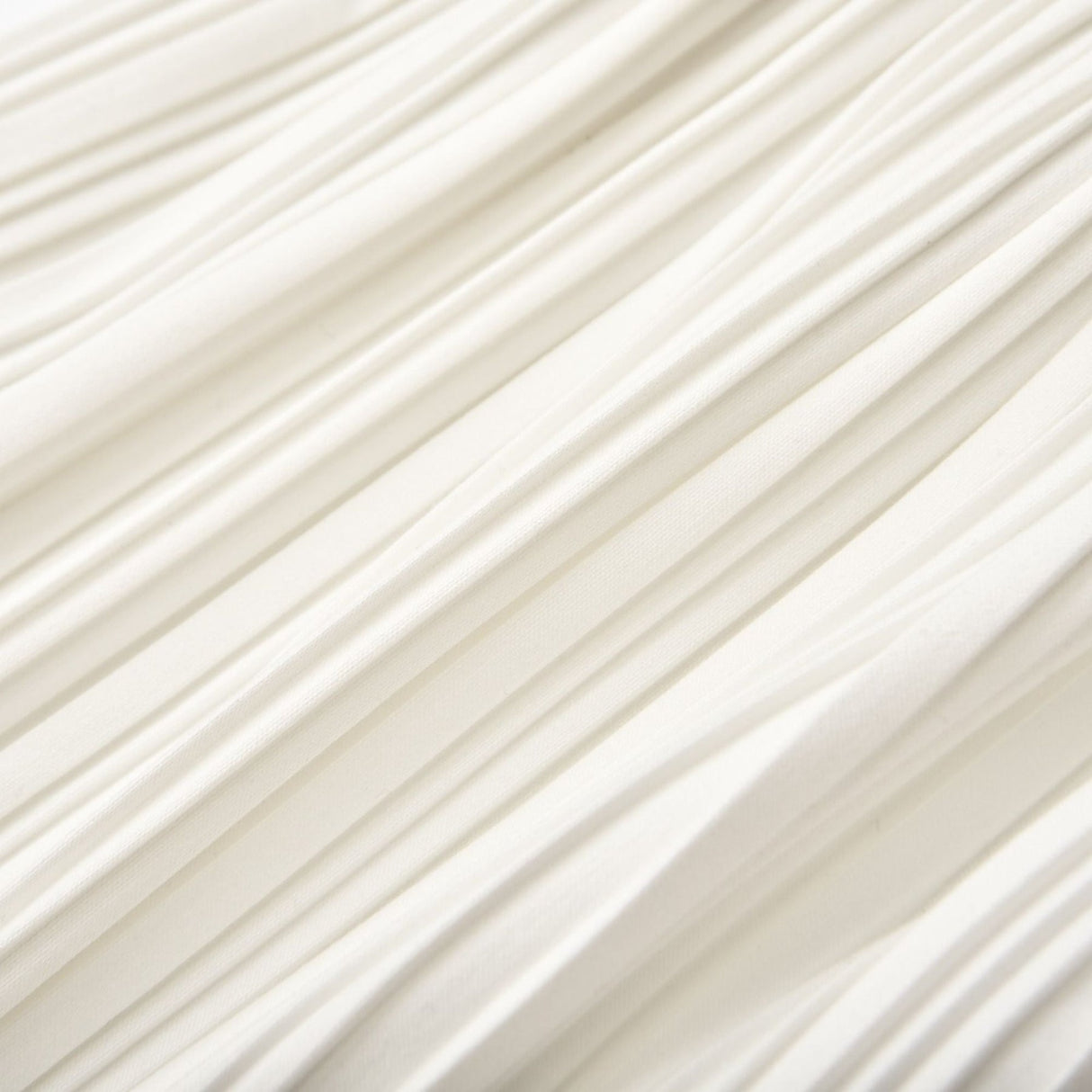 Mariuccia Skirt & Top Set White Pleated Open Back & Slit