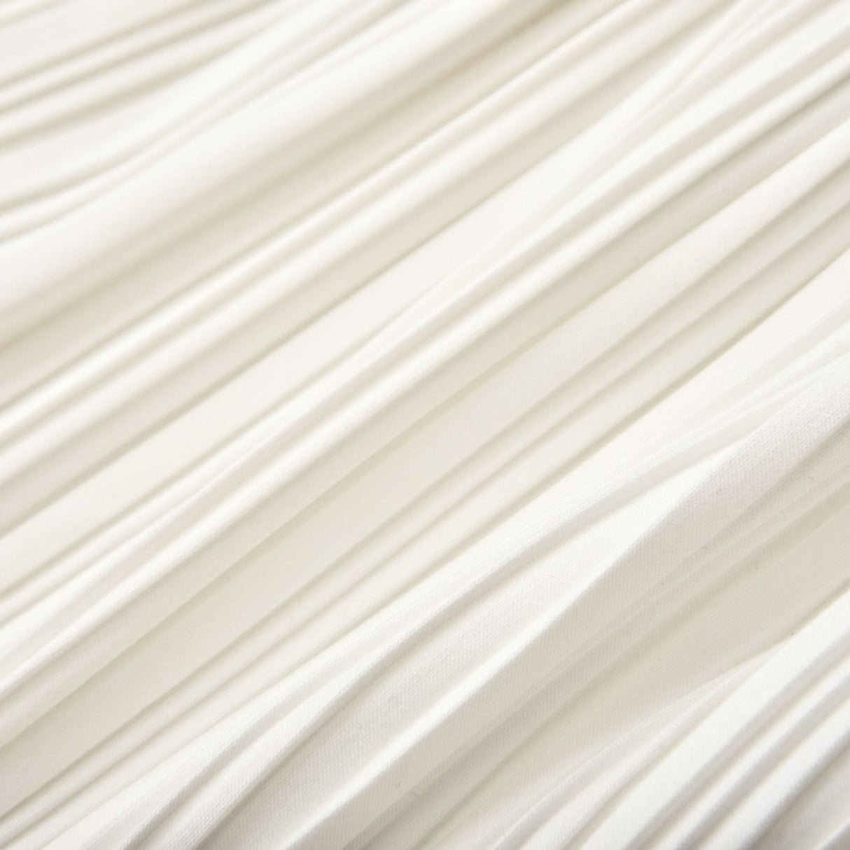 Mariuccia Skirt & Top Set White Pleated Open Back & Slit