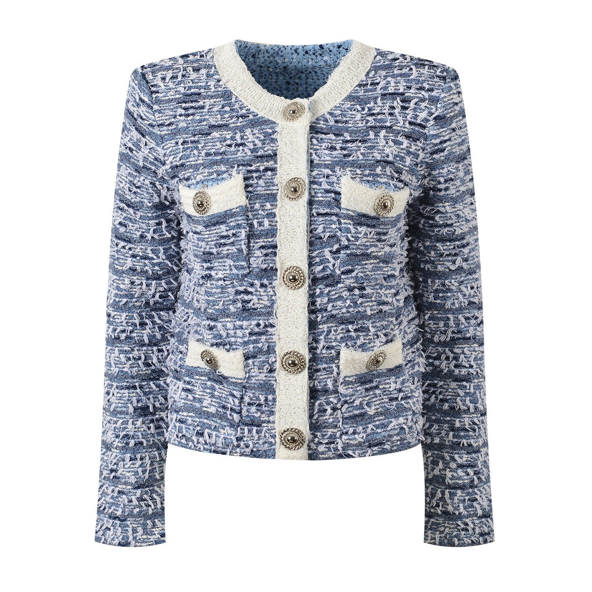 Marley Blazer - Tailored Silhouette - Classic Tweed Style - Comfortable Fit - Versatile Styling - Timeless Wardrobe Staple