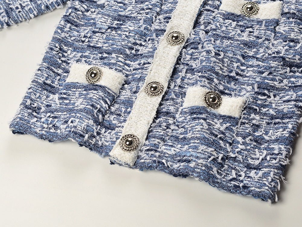 Marley Blazer - Tailored Silhouette - Classic Tweed Style - Comfortable Fit - Versatile Styling - Timeless Wardrobe Staple