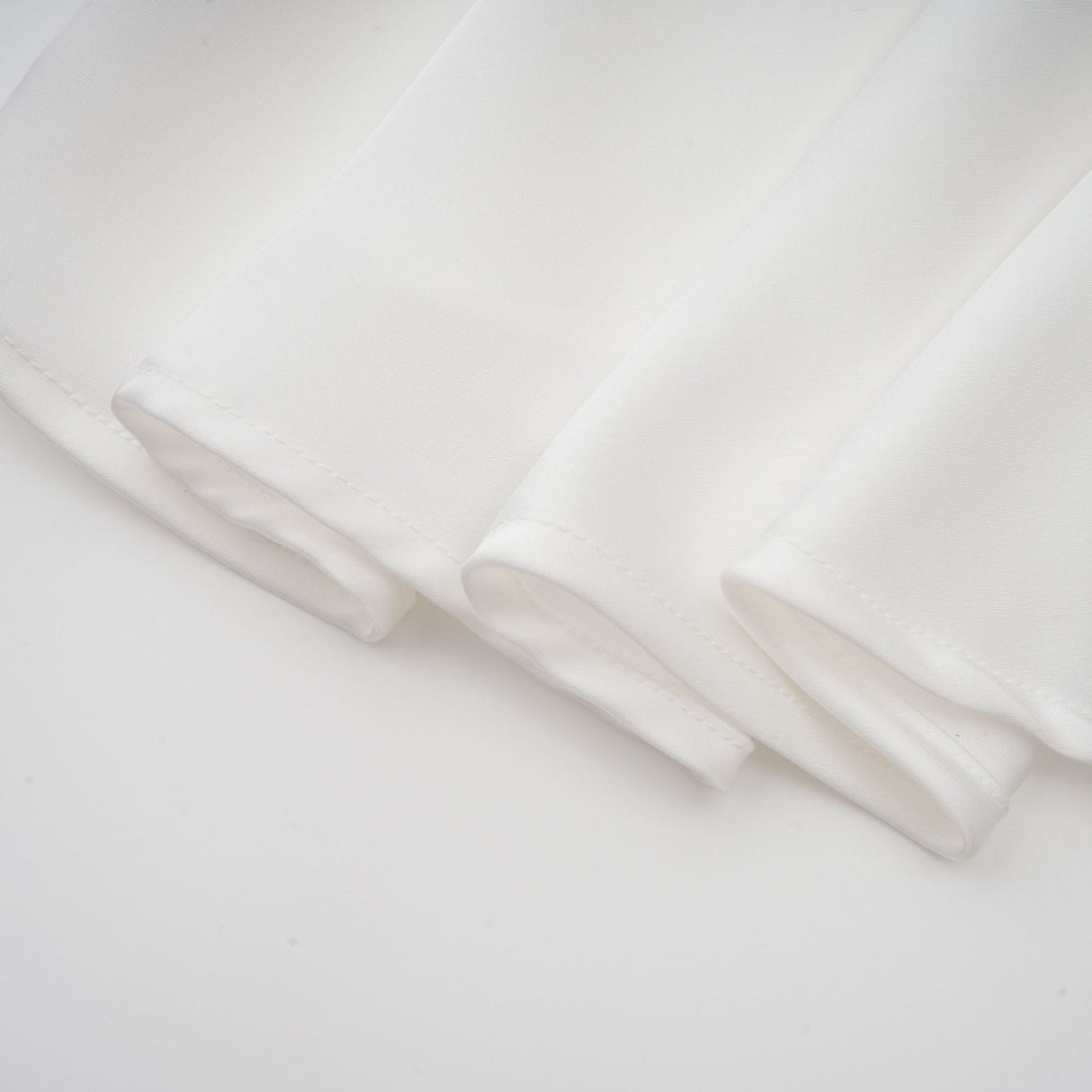 Mary White & Black Contrast Maxi Dress with V - Neck and Puff Sleeves