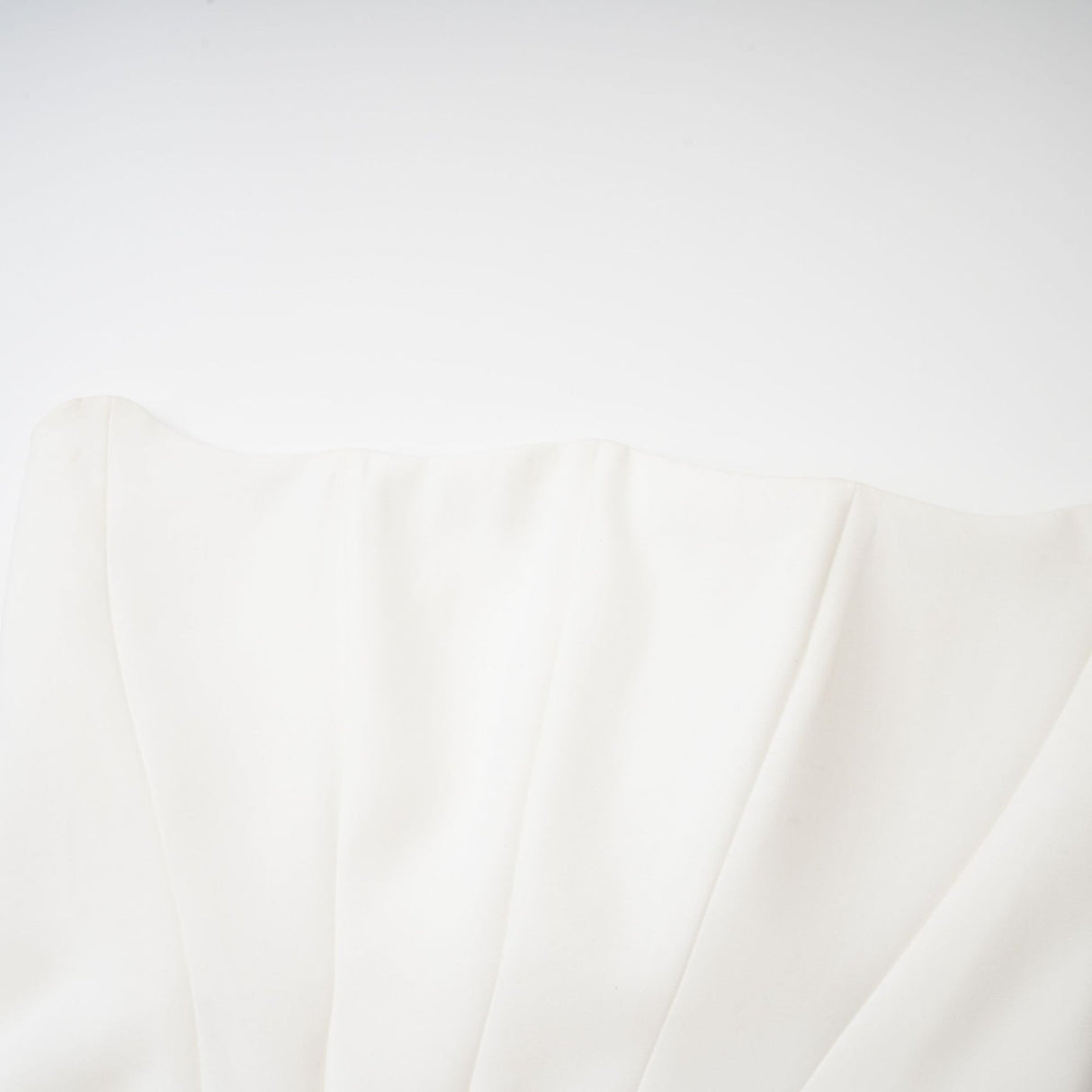Mattea Maxi Dress in Crisp White & Off - Shoulder