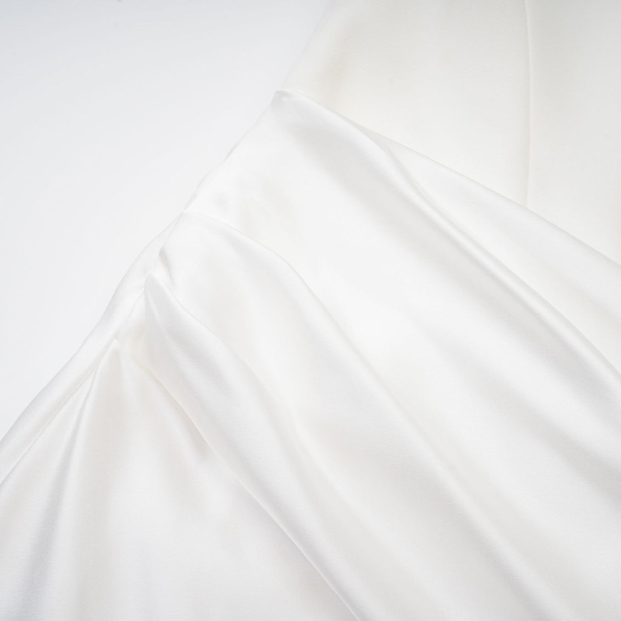 Mattea Maxi Dress in Crisp White & Off - Shoulder