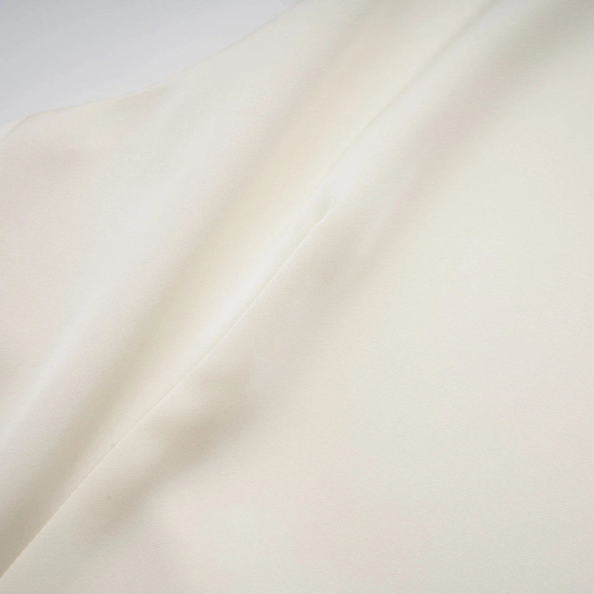 Mattea Mini Dress White Satin Ruffled Shawl Panel Open Back & Thigh - Length