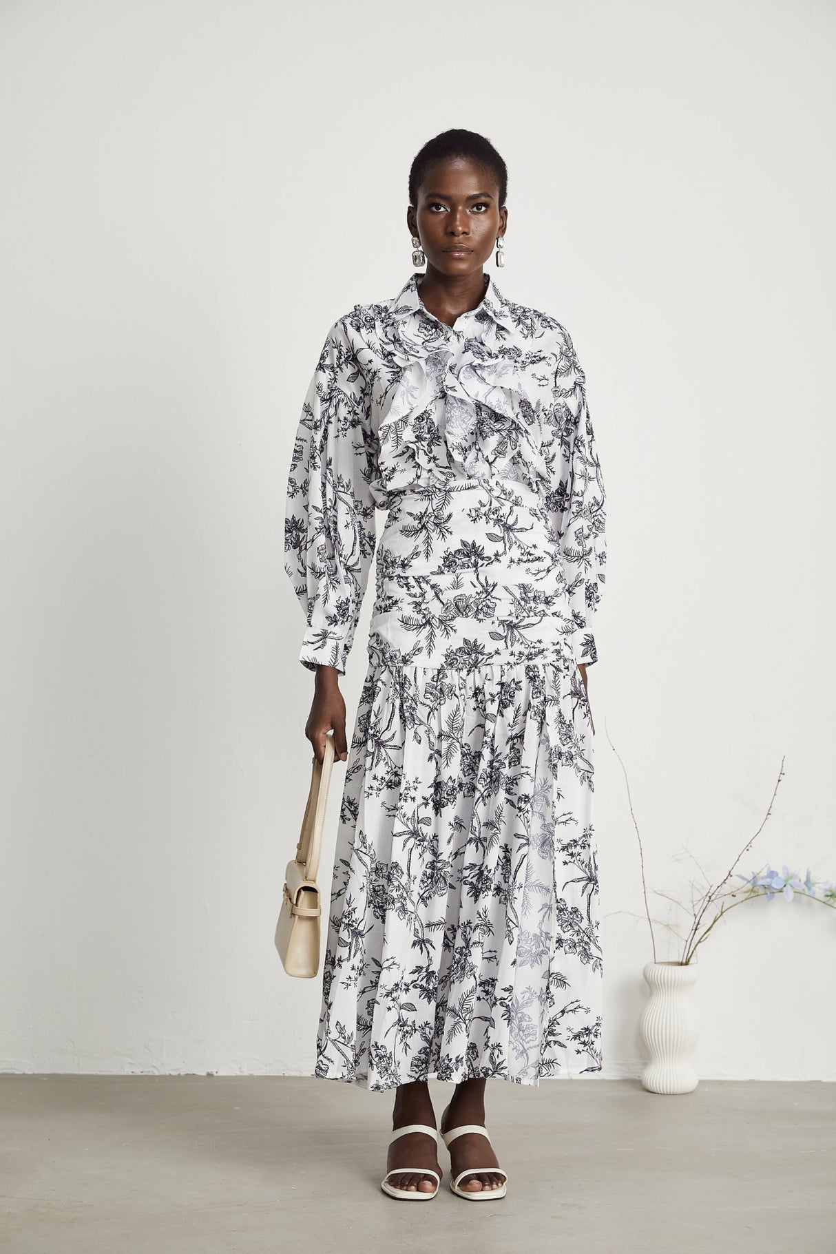 Maya Shirt & Skirt Graphic Print Matching Set