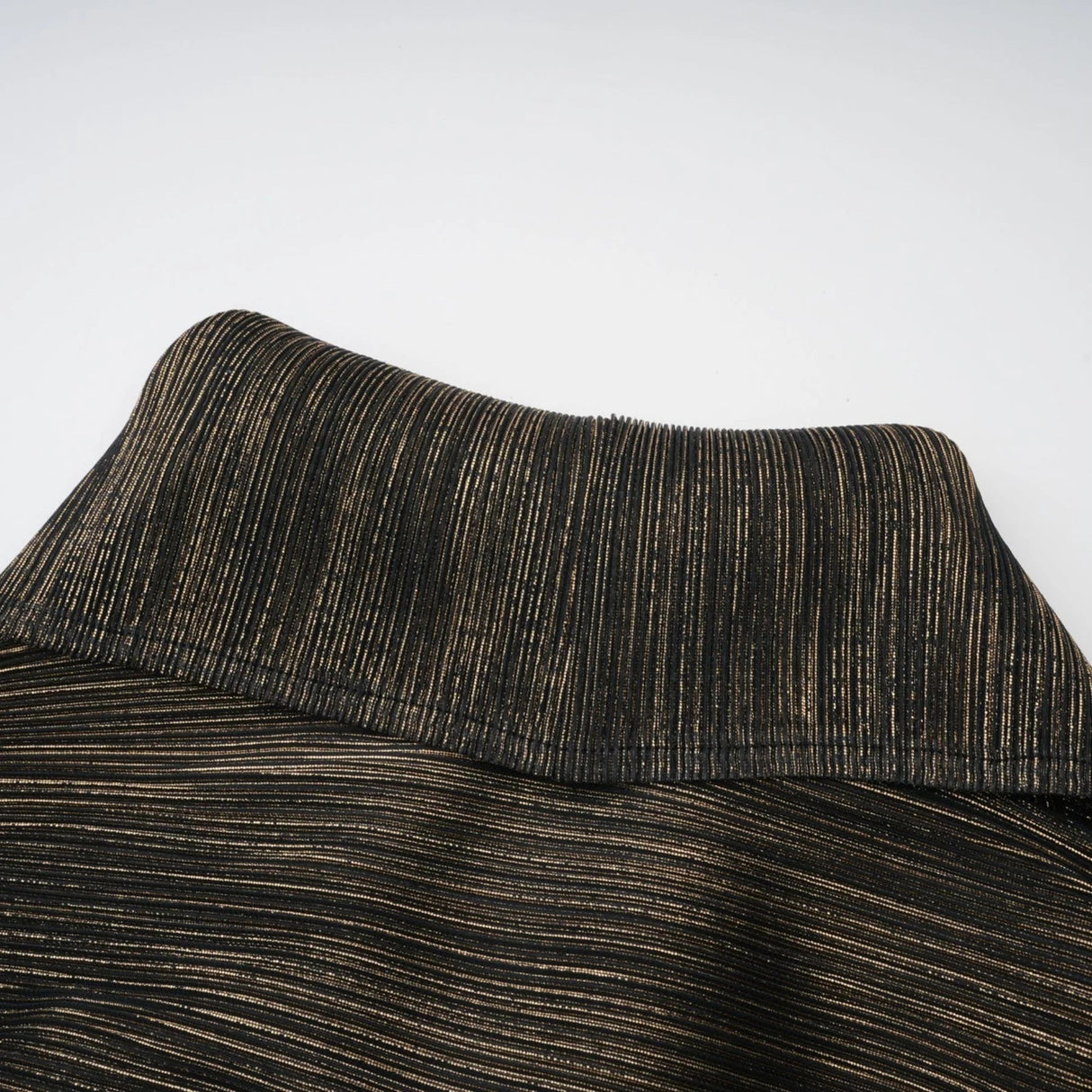 Melanie Top & Skirt Set - Black & Gold Gilded Cape Design