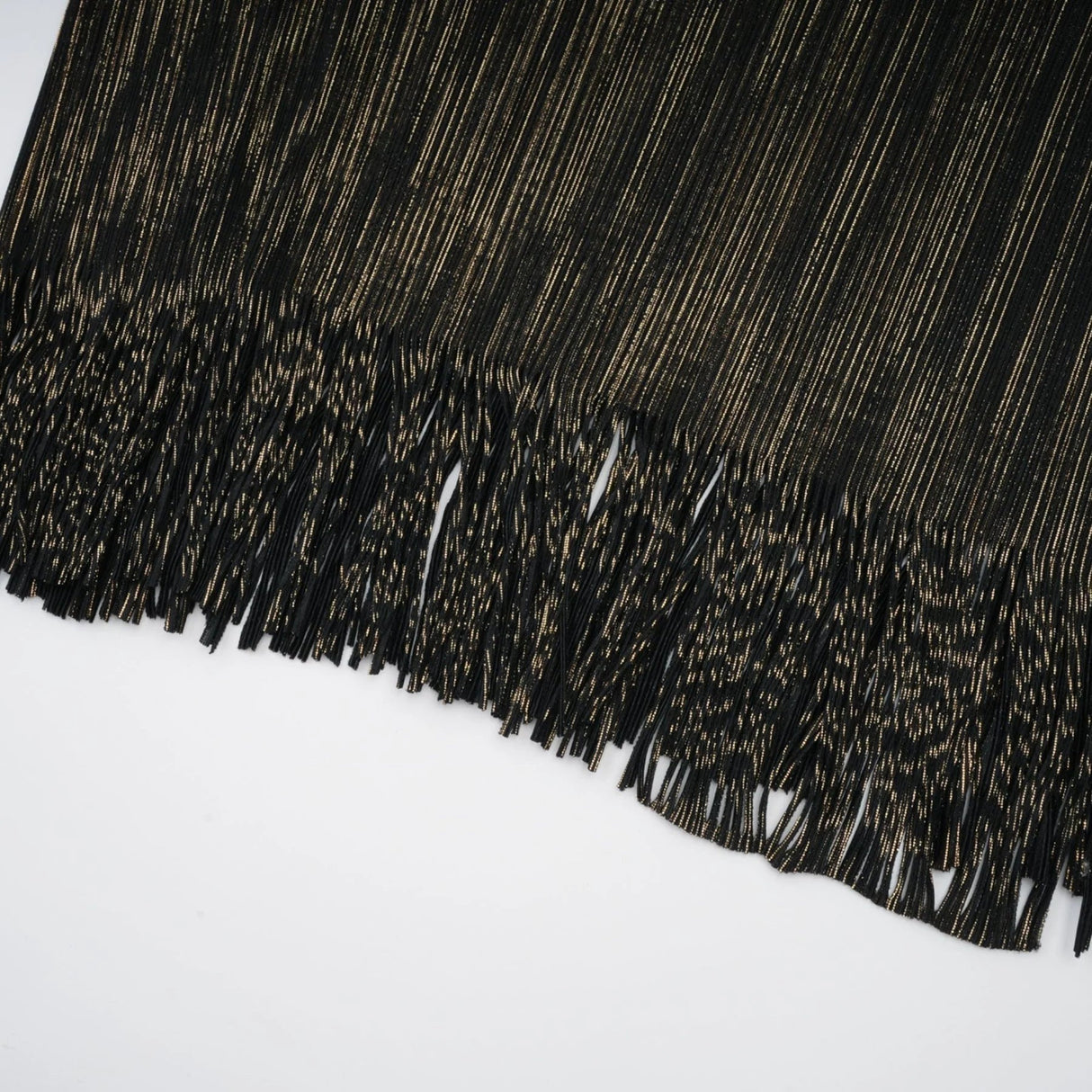 Melanie Top & Skirt Set - Black & Gold Gilded Cape Design