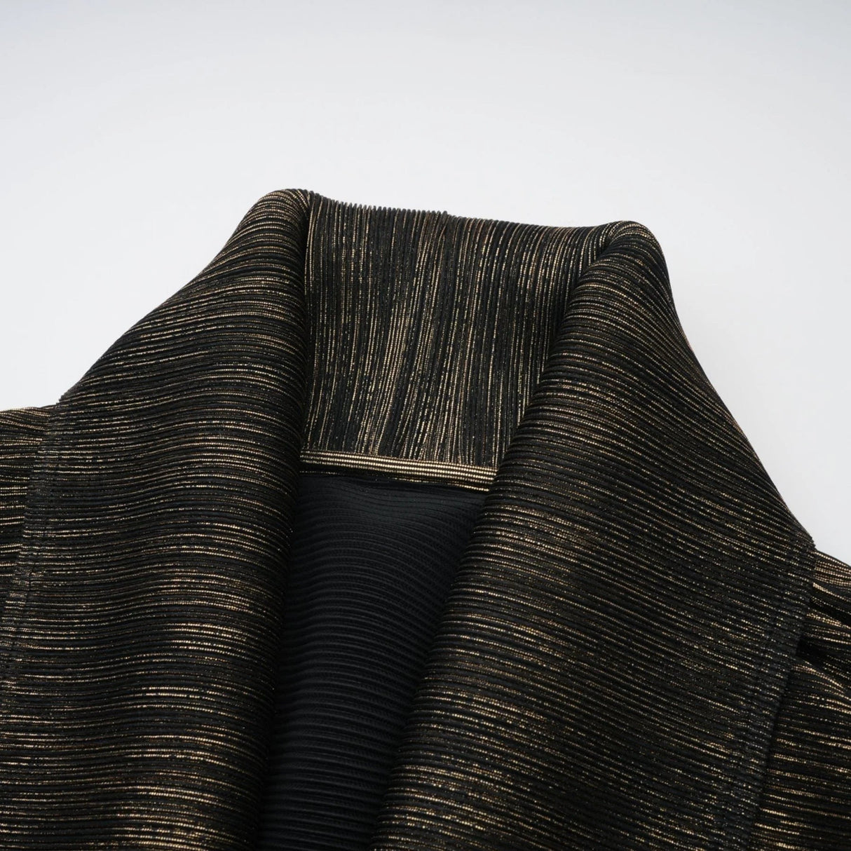 Melanie Top & Skirt Set - Black & Gold Gilded Cape Design